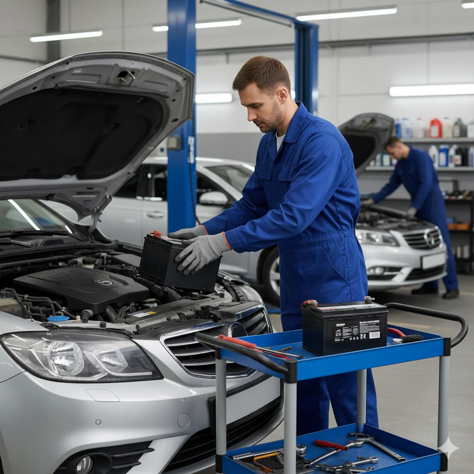 Battery replacement service